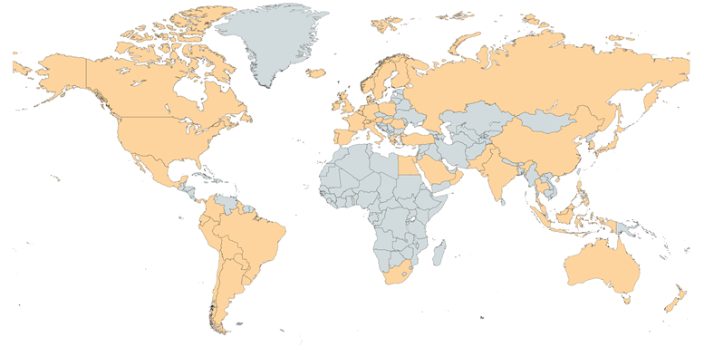 Mapa de Países